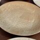 Service of 10 vintage stoneware fish plates from the village, made in France - stoneware plate with relief for serving fish.