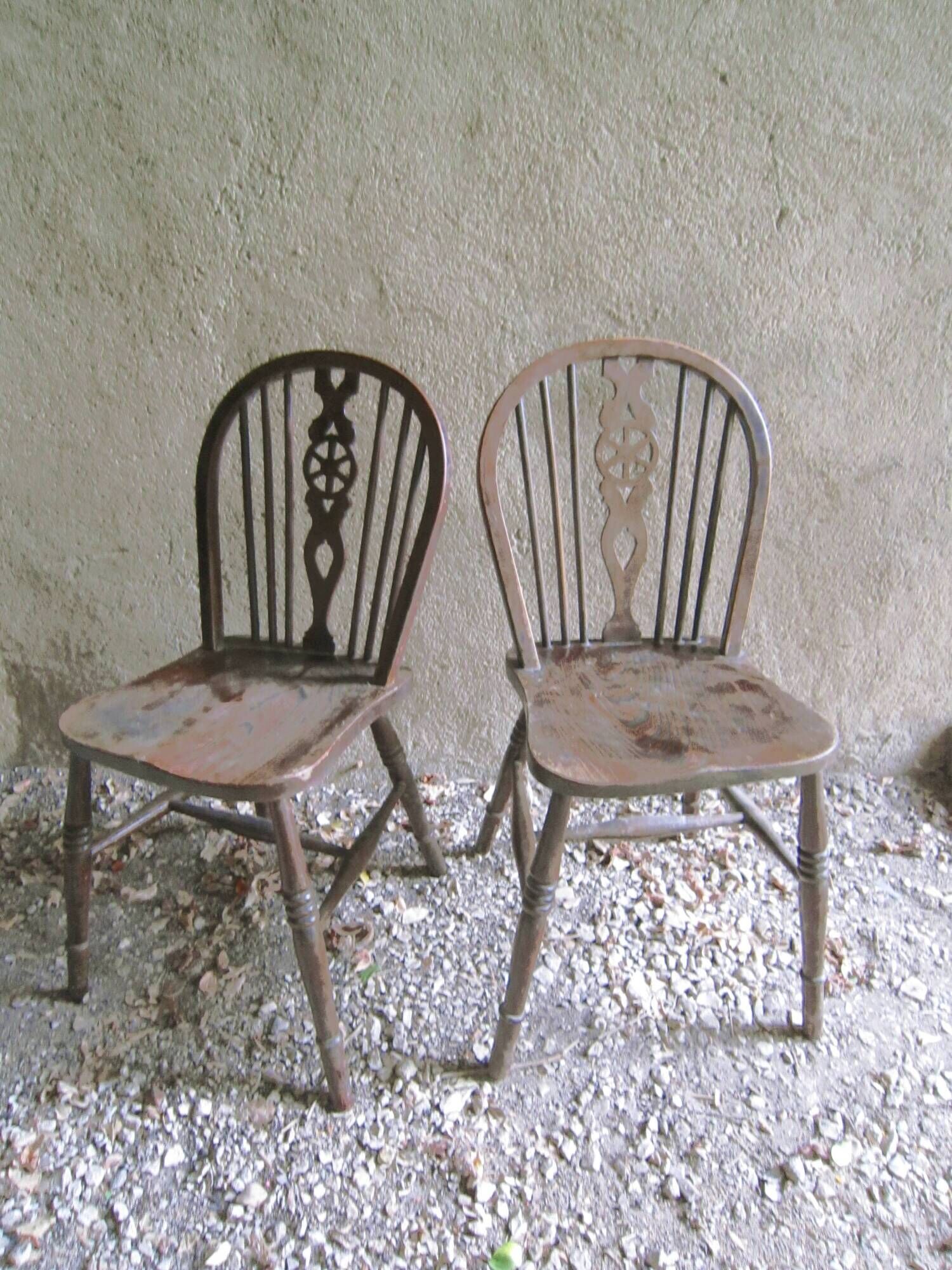 Suite of 4 chairs windsor english bistro