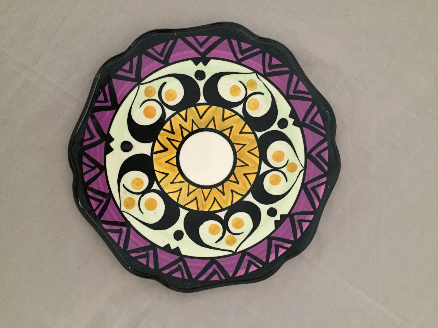Vintage ceramic trivet