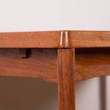 Danish extendable teak dining table by Henning Kjaernulf for Vejle Stole 1960.