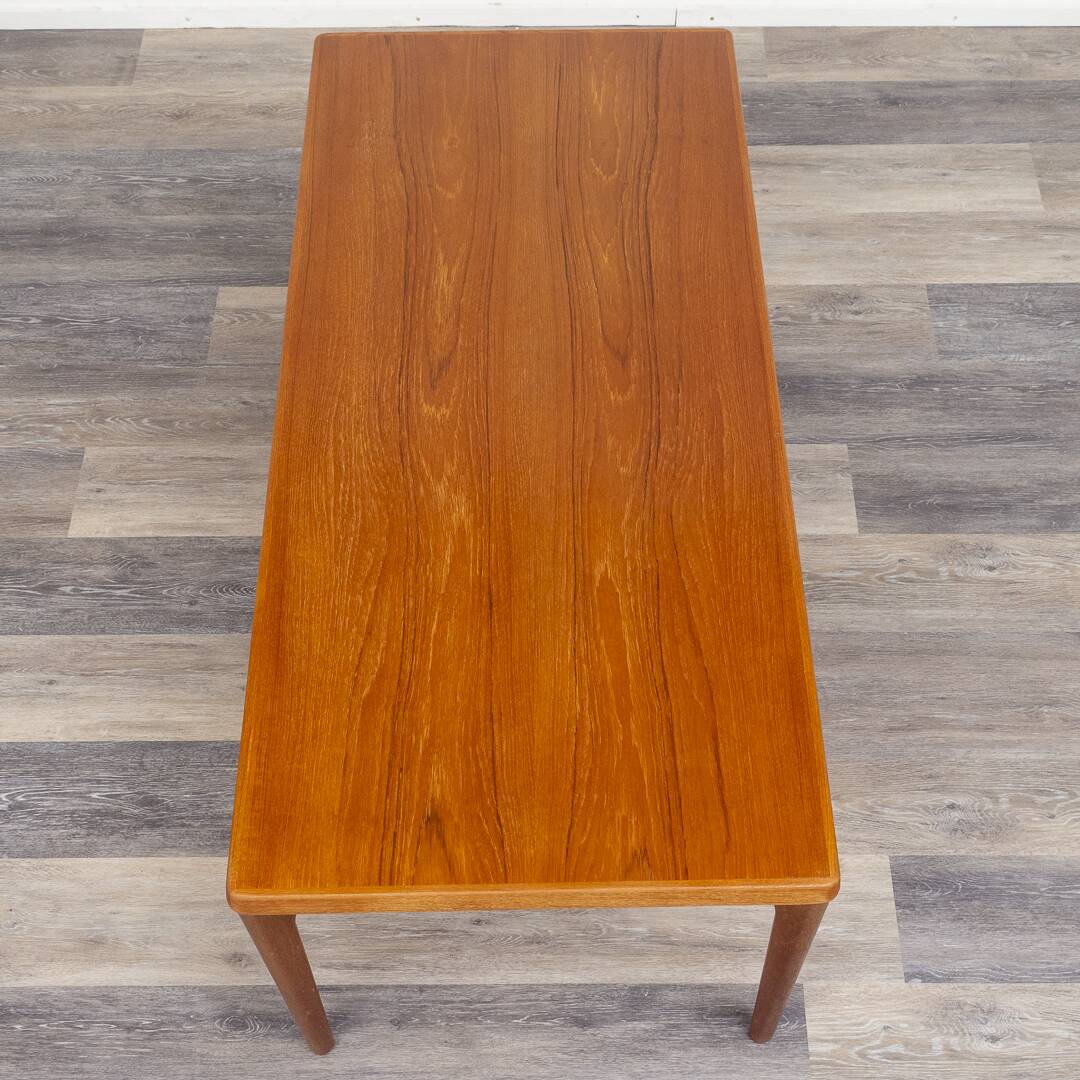 Vintage Danish teak coffee table by Henning Kjærnulf for Vejle Mobelfabrik, 1960s