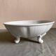 Porcelain tripod fruit strainer, Pillivuyt