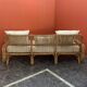 Canapé Mid-Century en Rotin et Bambou, Italie, 1960s