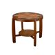 Dutch Art Deco Amsterdam School side table in Oak with star