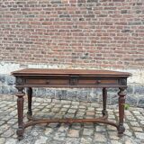 Italian Dining Table In Natural Wood Louis XVI Style XIX Eme Century