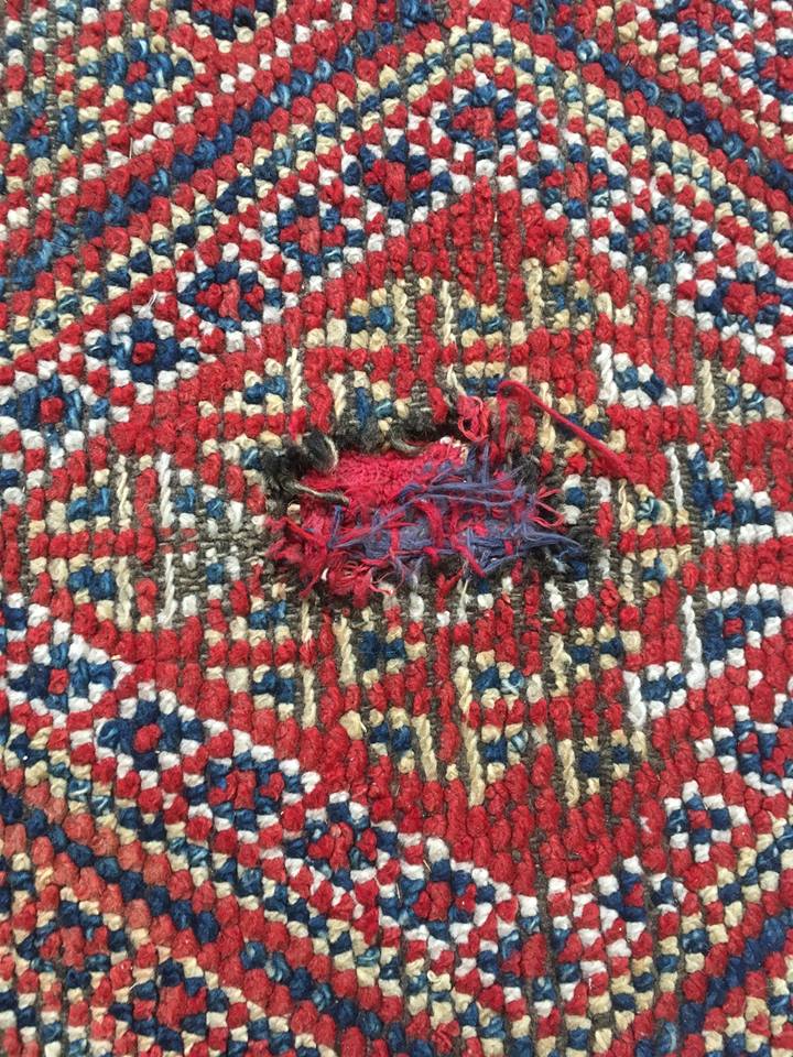 Handmade vintage kilim rug, 297cmx189 cm