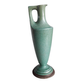 Large vintage vase from the 1930s signed Sarreguemines