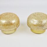 Pair of ceiling lamps, 1970s