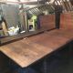 Extendable oak table