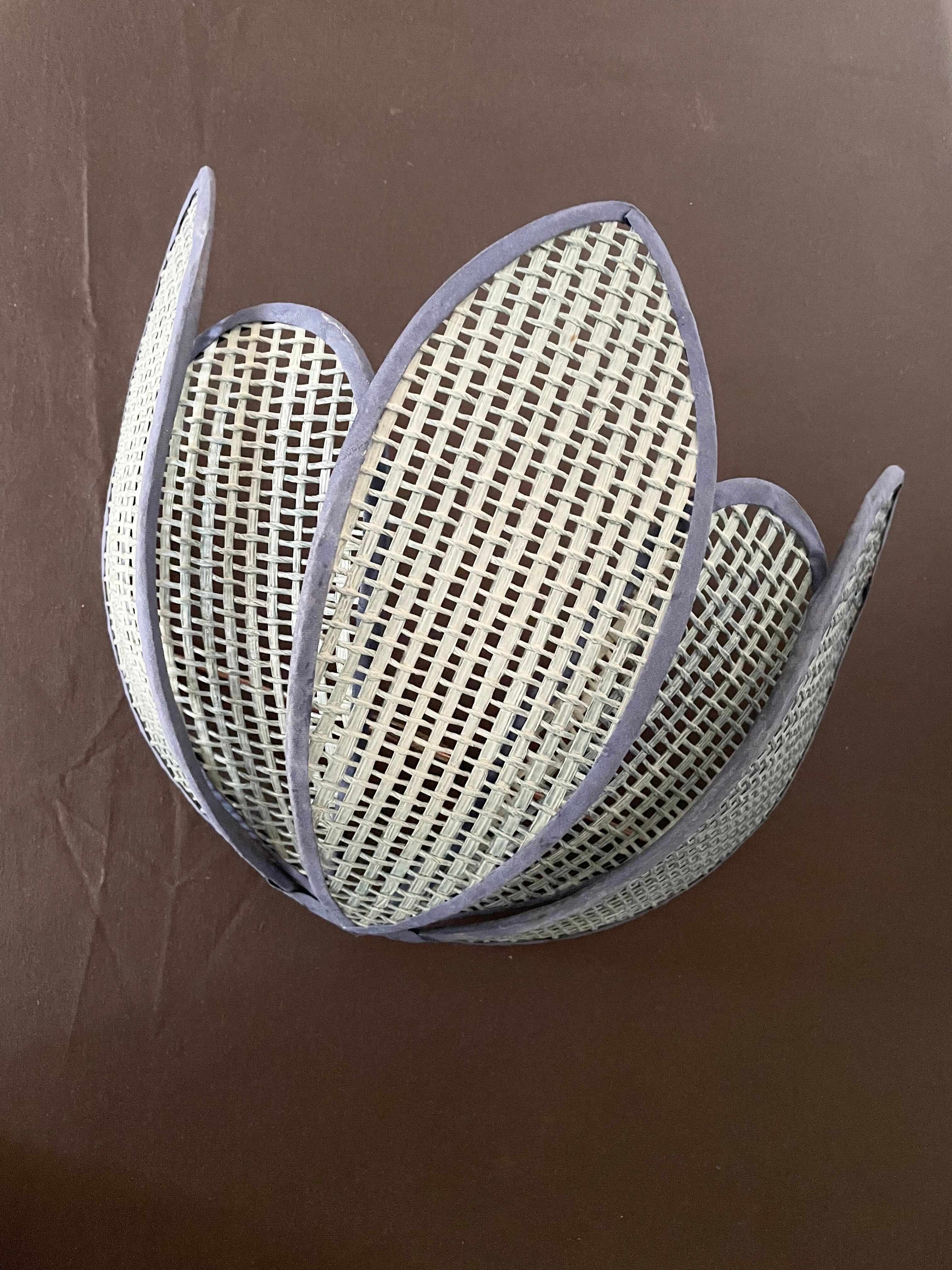 Lotus flower canning wall lamp