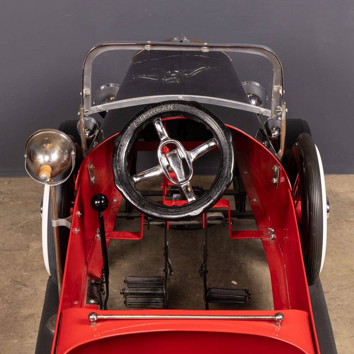 Vintage 20thC Rare American Packard Two Seat Pedal Car