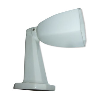 Old wall lamp for porcelain and opaline bathroom