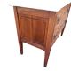 Commode sauteuse Louis XVI en bois fruitier