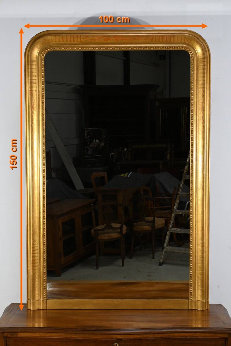 Golden Leaf Mirror, Louis Philippe period – 1st Part of the 19th Century