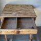 Small vintage solid wood desk