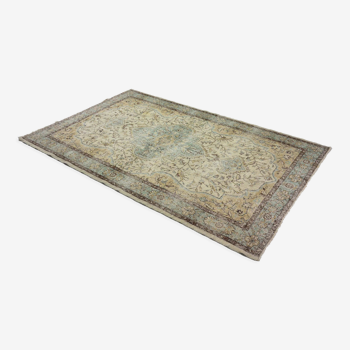 Anatolian handmade vintage rug 297 cm x 187 cm