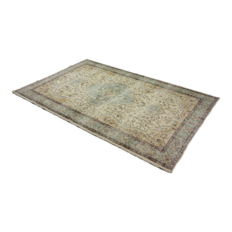 Anatolian handmade vintage rug 297 cm x 187 cm