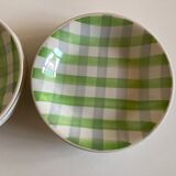 Set of 8 plates Croisette 1960 Badonwiller