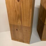 Pair of brotalist stool