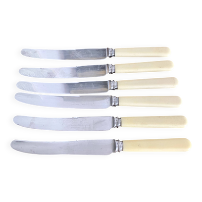 6 couteaux Philip ashberry & sons made in Sheffield england  24 cm