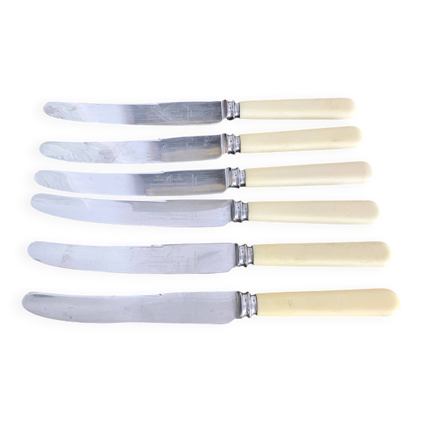6 couteaux Philip ashberry & sons made in Sheffield england  24 cm