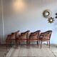 4 'Faux Bamboo' Dining Chairs Italian Giorgetti