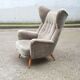 Exceptional Chair has ears Wingback chair years 50