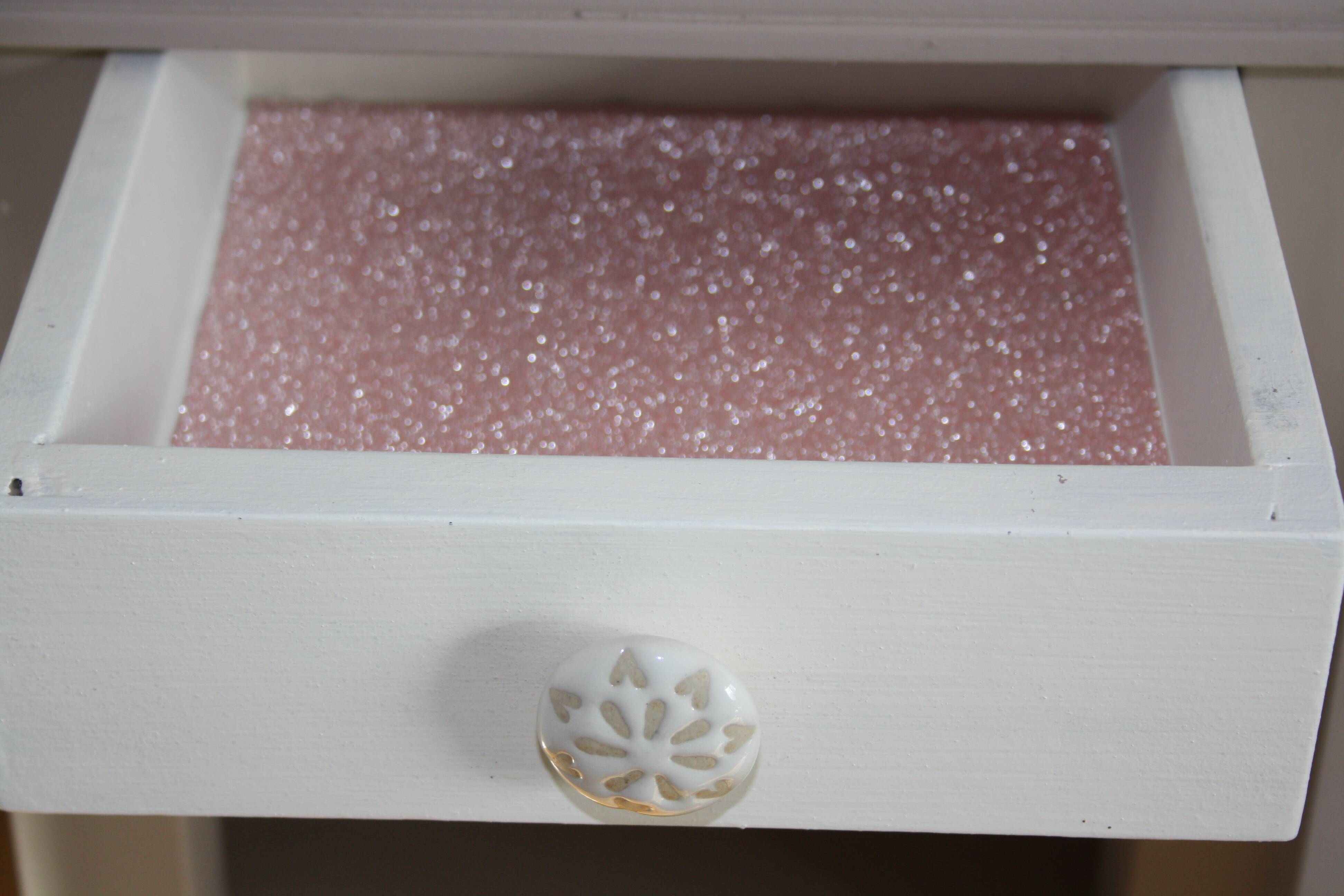 Pair of painted wooden bedside tables