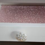 Pair of painted wooden bedside tables