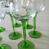 Set of 8 Alsace wine glasses
