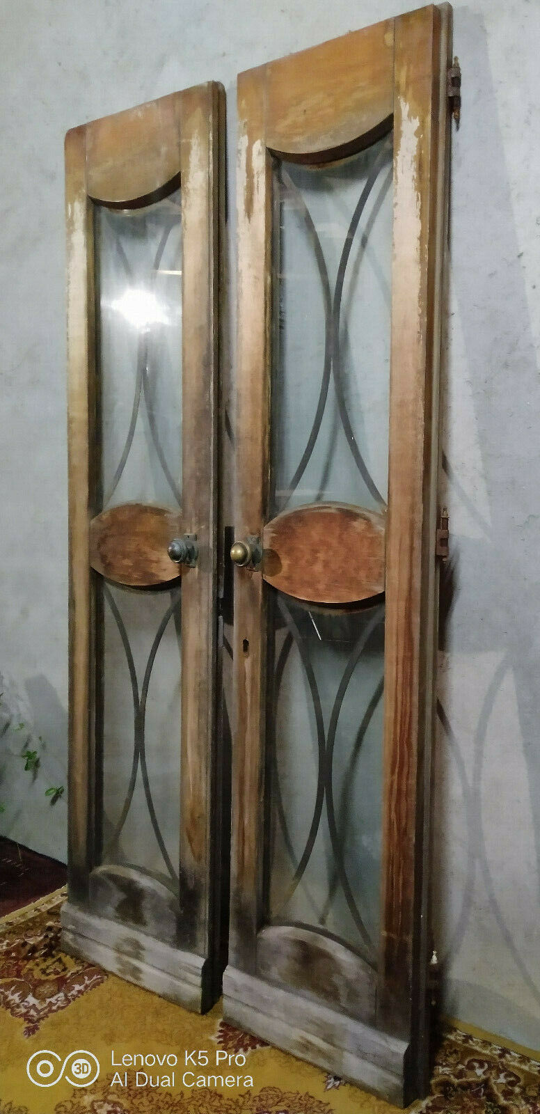 Old glass doors