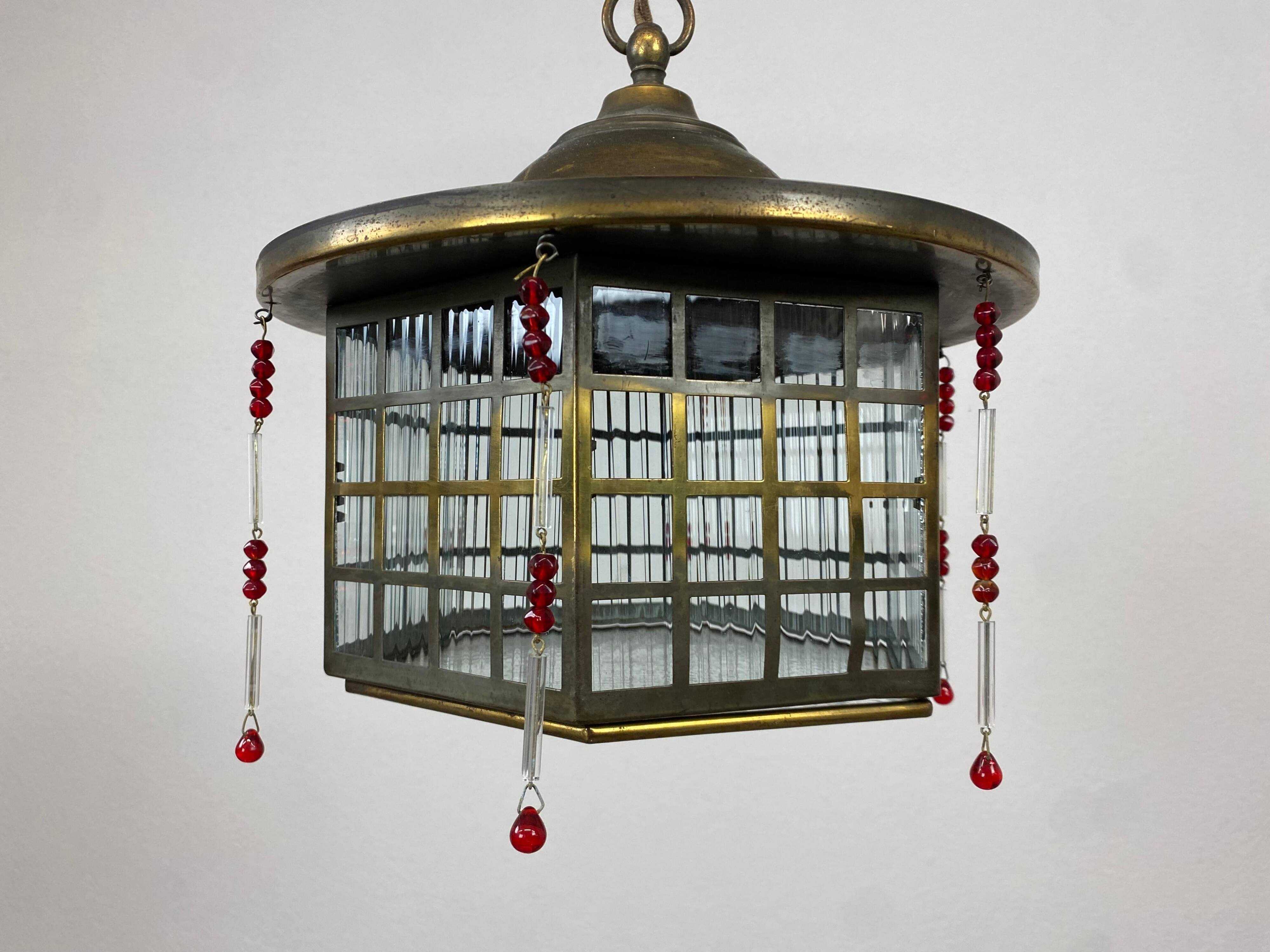 Lampe suspendue Sécession Atr. Josef Hoffmann