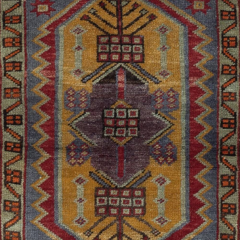 Vintage Scatter Rug, Turkish Accent Rug, Door Mat, Handmade Bat Mat, Kitchen Rug
