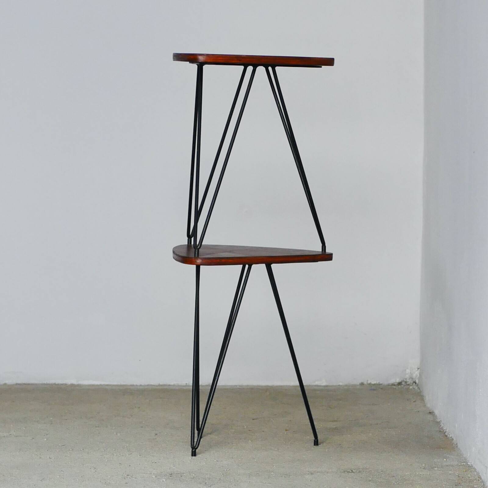 Paire de tables d'appoint années 50 - Design italien - Décoration vintage - Isa - Campo - Medea