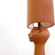Jean Marais, terracotta cat lamp from the 70s-80s.