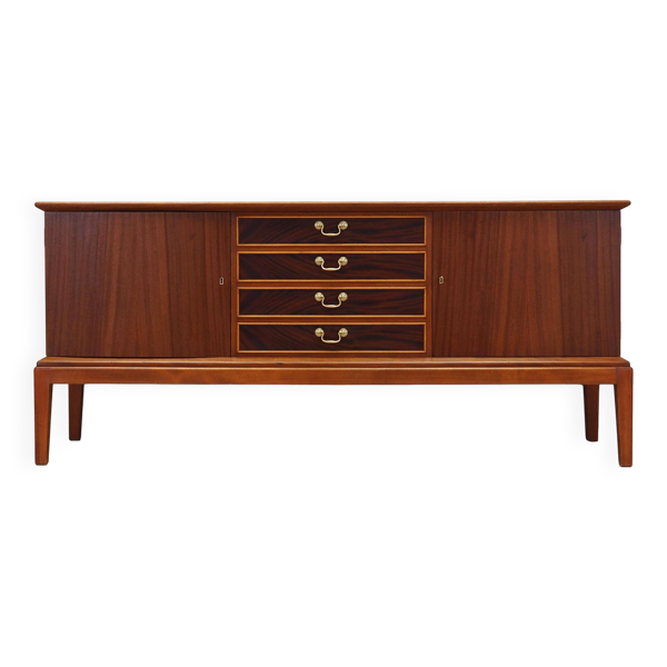 Enfilade en acajou, design danois, années 1970, production : Danemark