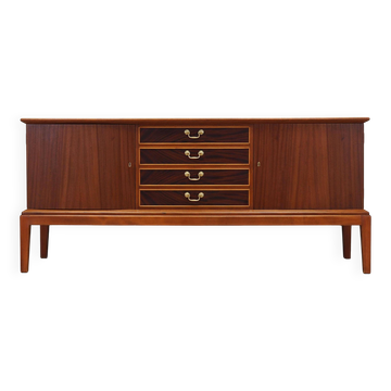 Enfilade en acajou, design danois, années 1970, production : Danemark