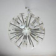 Italian hanging lamp Arditi, Space age 1980s