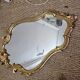 Miroir baroque doré  69x42cm