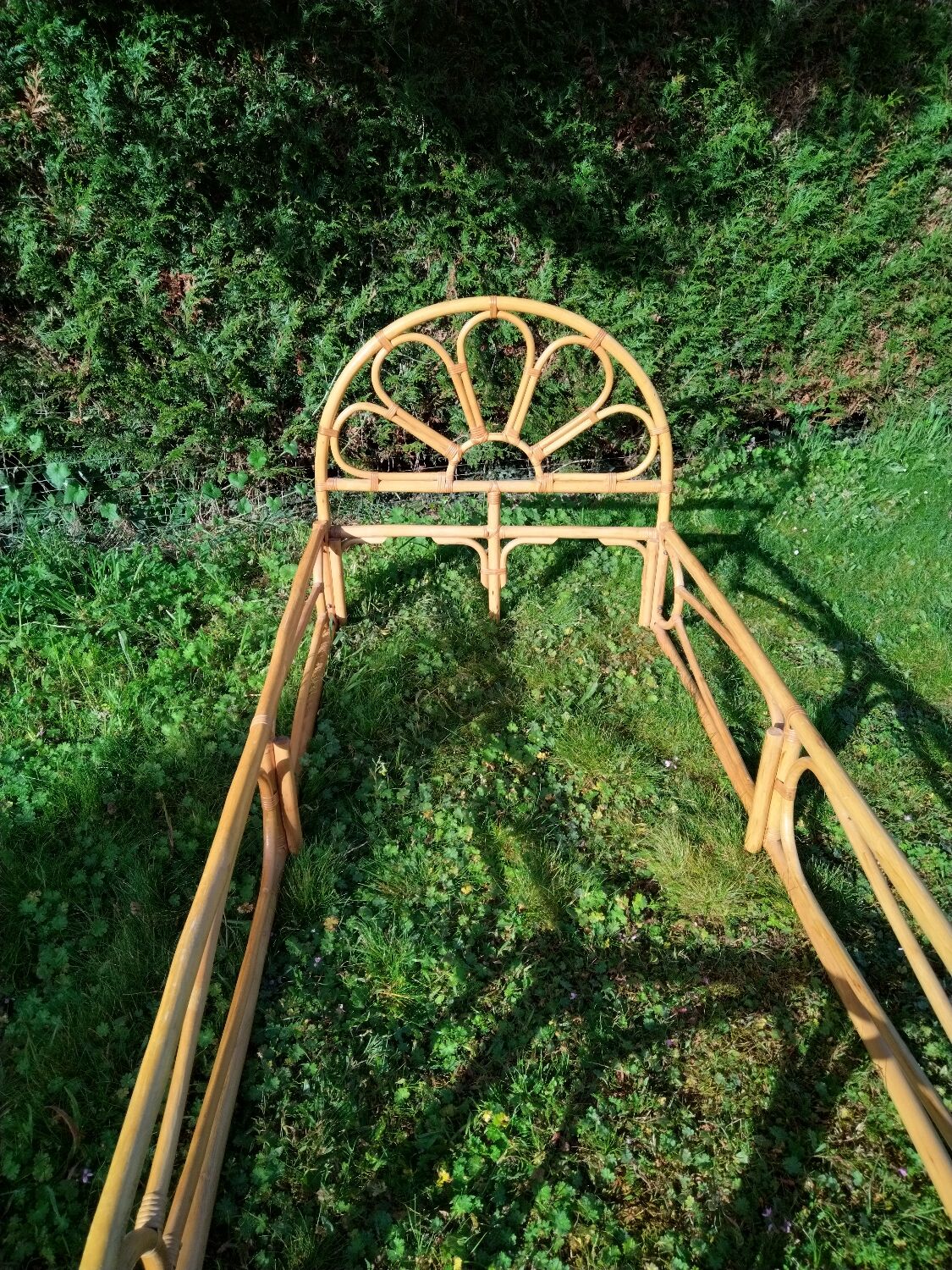 Lit rotin 1 personne