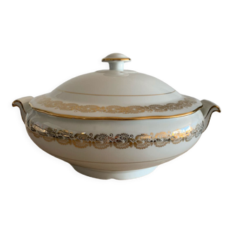 Tureen high porcelain berry france pl