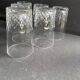 6 Baccarat tortoiseshell mugs