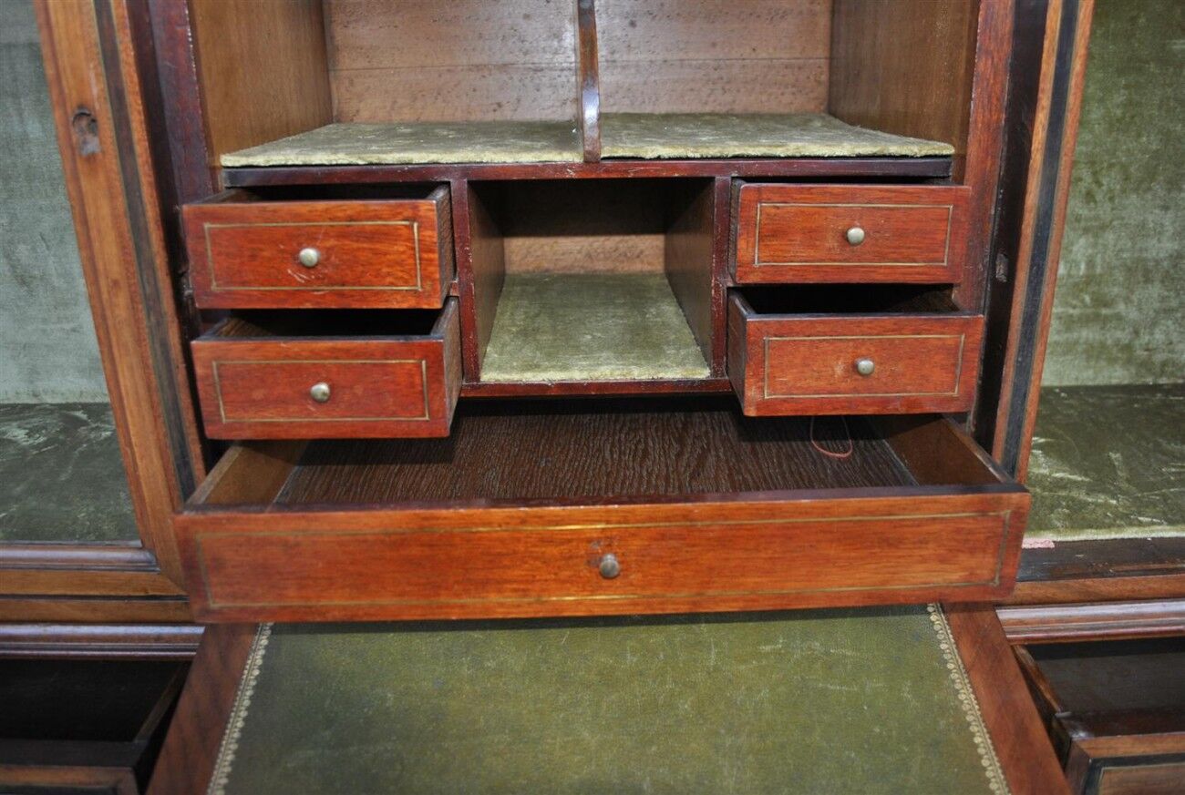 Time's roll-top desk Louis XVI, directoire era end 18th century mahogany