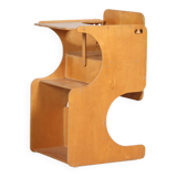 1950s Convertible plywooden children chair / desk from Italy