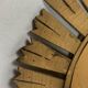 Large midcentury Spanish gold gilt wood sun or sunburst mirror, 1950s