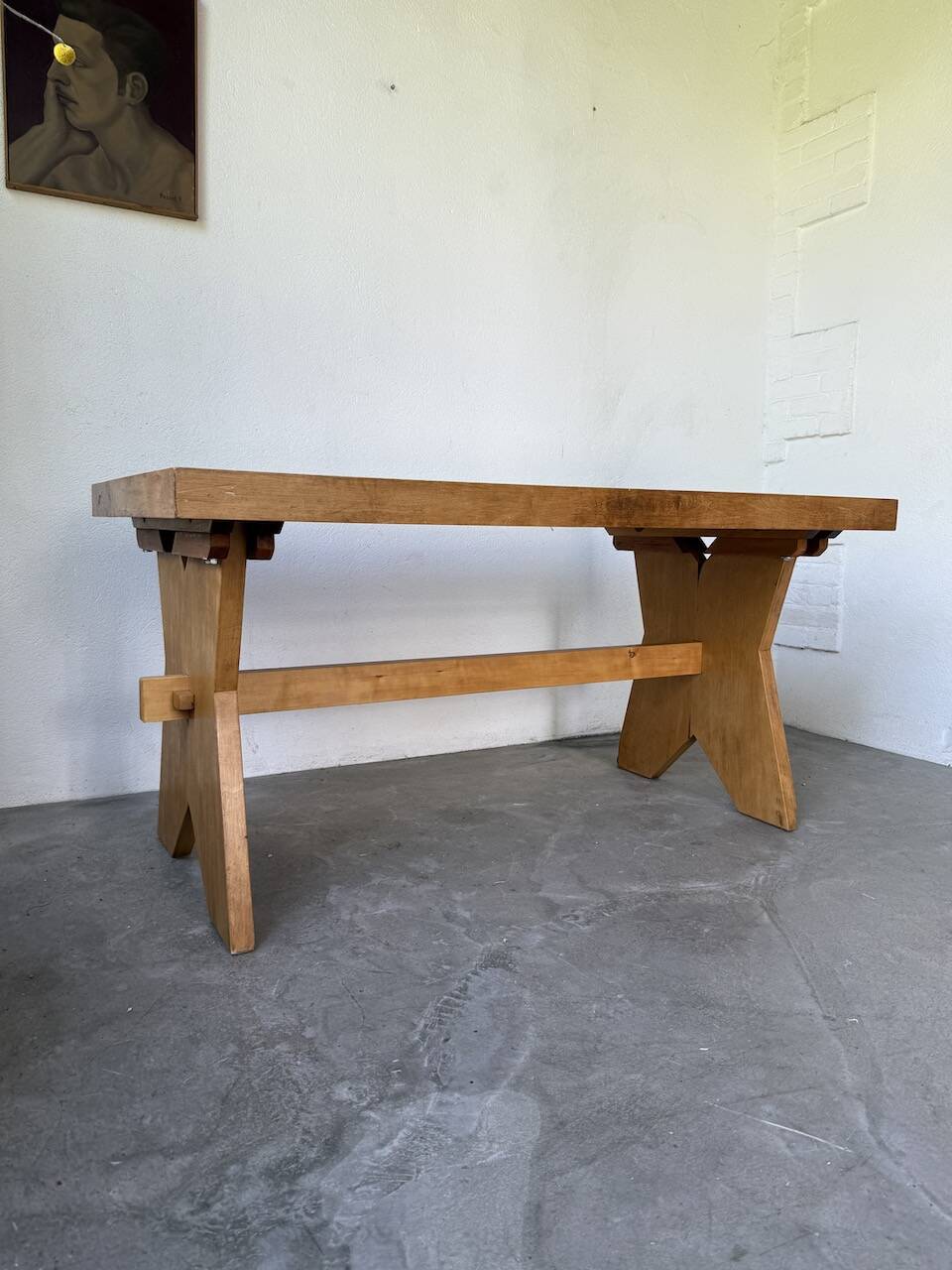 1950s beech mountain furniture table