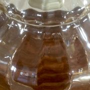 Suspension plafonnier en verre vintage