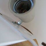 Opal glass wall lamp, styly from "fabas luce"