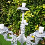 Baroque candelabra lamppost