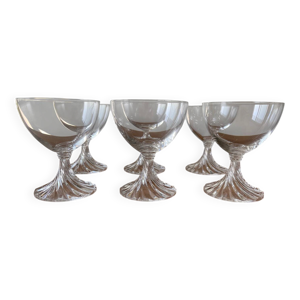 6 verres Lalique France